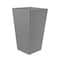 Bloem Bloem Finley 20 in. H X 11.5 in. W X 11.5 in. D Plastic Planter Cement FPS20909-6 - alternate 1